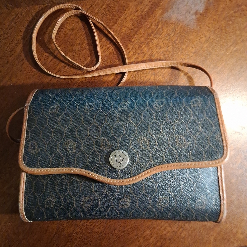 Authentic Christian Dior Shoulder Brown Honey Co Bag - Picture 2 of 16